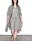 Camicia Lunga in Lino Lavato – Linea Artigianale