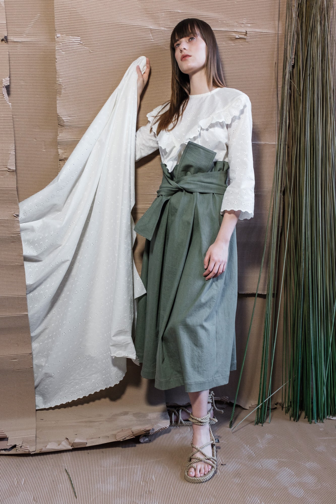 GONNA PLEATS, Denim Vogue Verde