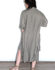 Camicia Lunga in Lino Lavato – Linea Artigianale