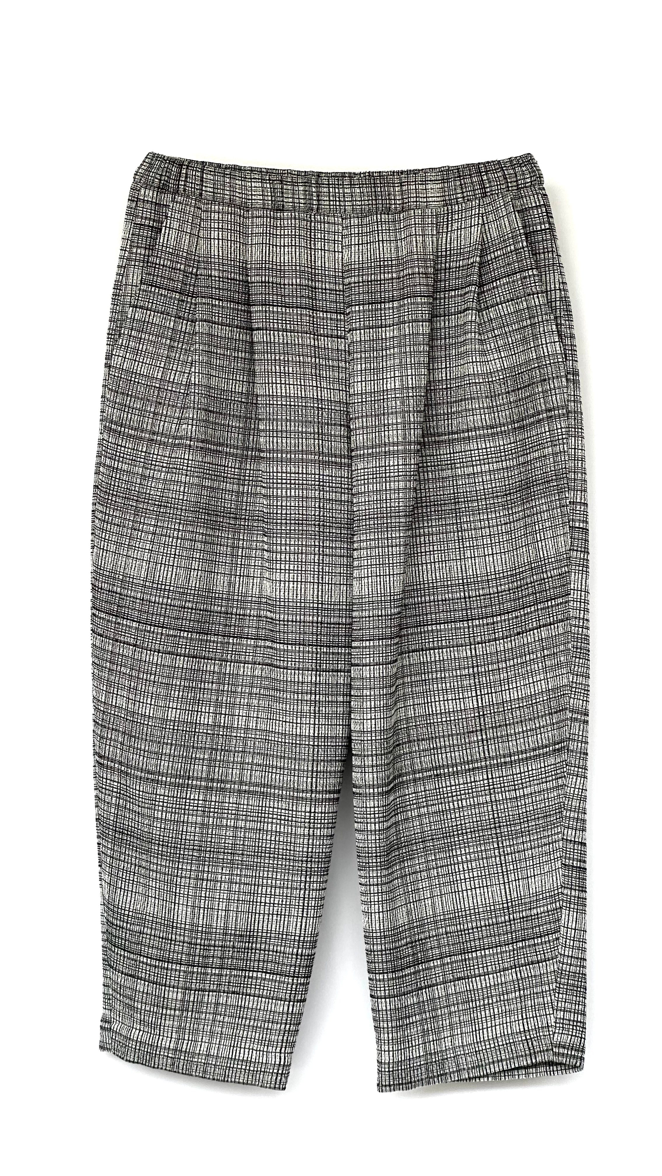 Panta Slipover Closed bianco e nero